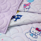 Hello Kitty and Friends Rainbow Ombre 2 Piece Quilt and Sham set, Twin/Full
