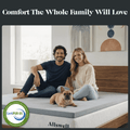 Allswell 2" GlacierRest® with Graphite Memory Foam Mattress Topper, Queen